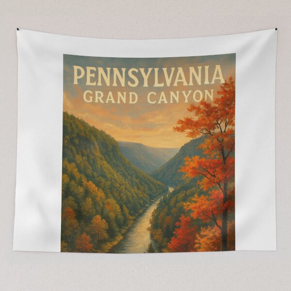 Item preview, Pennsylvania Grand Canyon, Pennsylvania USA – Sunset over Pine Creek Gorge designed and sold by Aryabek.