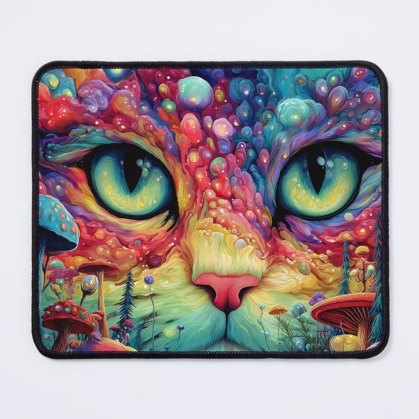 Item preview, Mystical Cosmic Eye Visionary Art Print designed and sold by HarmonicDaze.