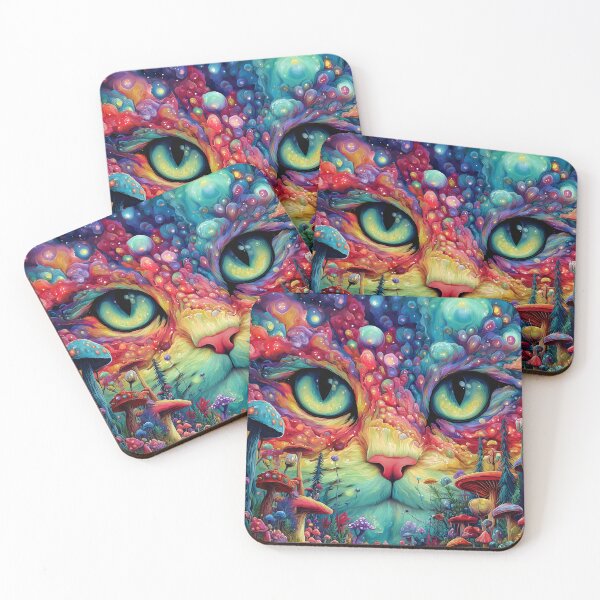 Item preview, Mystical Cosmic Eye Visionary Art Print designed and sold by HarmonicDaze.