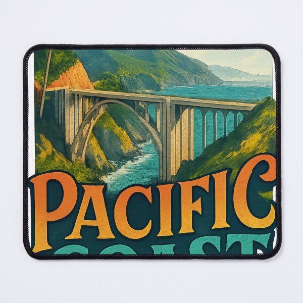 Item preview, Pacific Coast Highway, California USA – Bixby Creek Bridge View designed and sold by Aryabek.