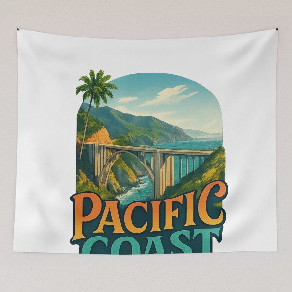 Item preview, Pacific Coast Highway, California USA – Bixby Creek Bridge View designed and sold by Aryabek.