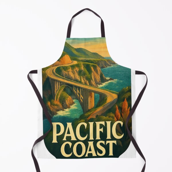 Item preview, Pacific Coast Highway, California USA – Coastal Bridge Sunset designed and sold by Aryabek.