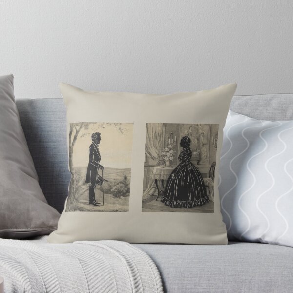 Item preview, Mary Todd and Abraham Lincoln Silhouettes designed and sold by warishellstore.