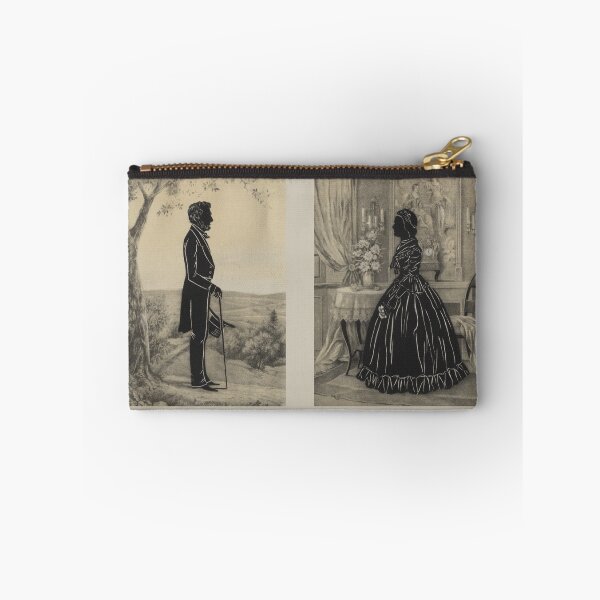 Item preview, Mary Todd and Abraham Lincoln Silhouettes designed and sold by warishellstore.