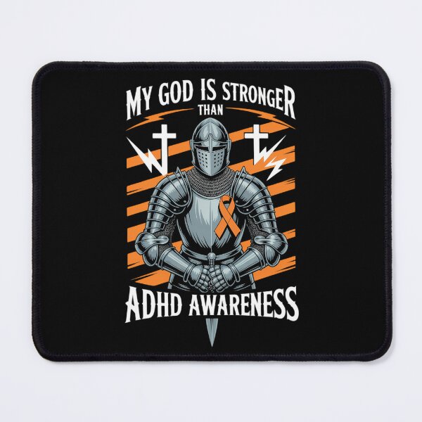 Item preview, My God Is Stronger Than ADHD Awareness designed and sold by waazwee6.
