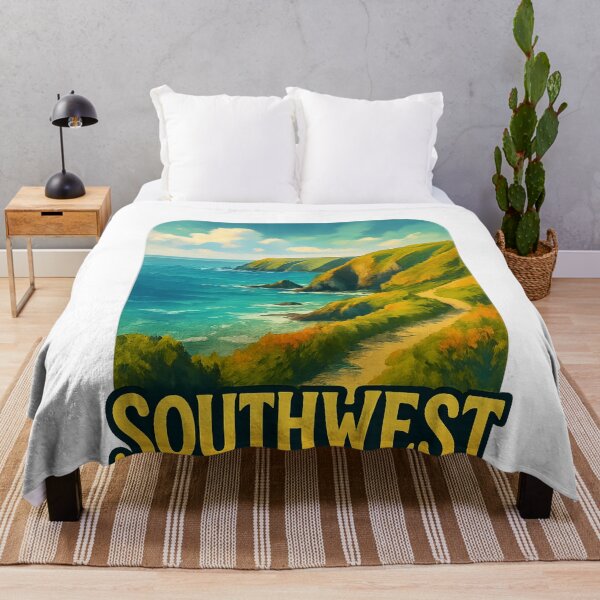 Item preview, Southwest Coast Path, Cornwall England – Cliffside Trail View designed and sold by Aryabek.