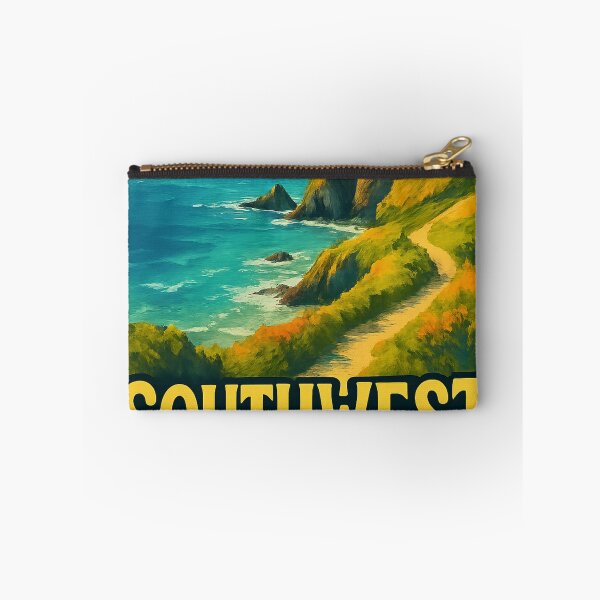 Item preview, Southwest Coast Path, Cornwall England – Cliffside Trail View designed and sold by Aryabek.