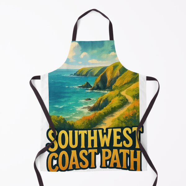 Item preview, Southwest Coast Path, Cornwall England – Cliffside Trail View designed and sold by Aryabek.