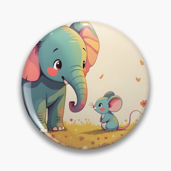 Item preview, Cute elephant with mouse designed and sold by Liekje39.