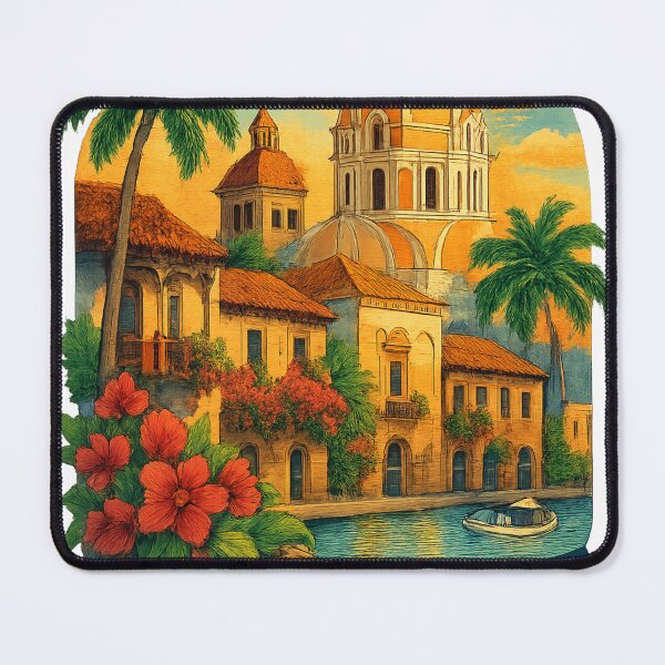 Item preview, Cartagena, Colombia – Cathedral of Cartagena Waterfront View designed and sold by Aryabek.