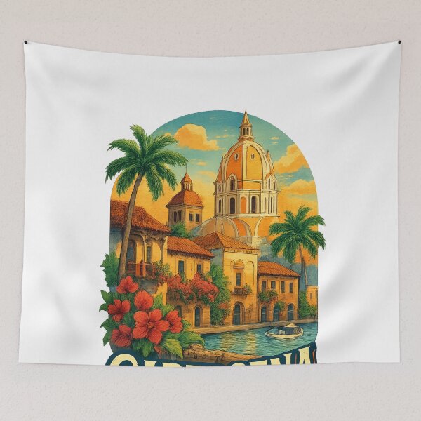 Item preview, Cartagena, Colombia – Cathedral of Cartagena Waterfront View designed and sold by Aryabek.