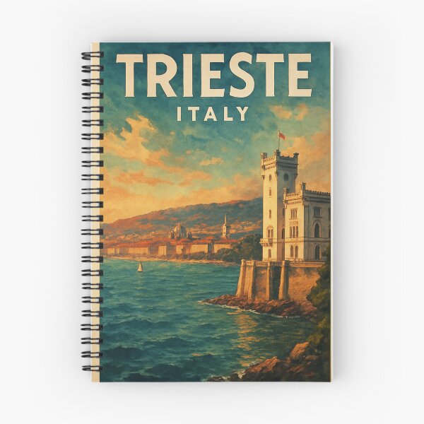 Item preview, Trieste, Italy – Miramare Castle and Adriatic Coastline designed and sold by Aryabek.