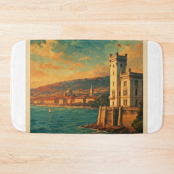 Item preview, Trieste, Italy – Miramare Castle and Adriatic Coastline designed and sold by Aryabek.