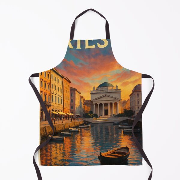 Item preview, Trieste, Italy – Canal Grande and Piazza Sant’Antonio Sunset designed and sold by Aryabek.