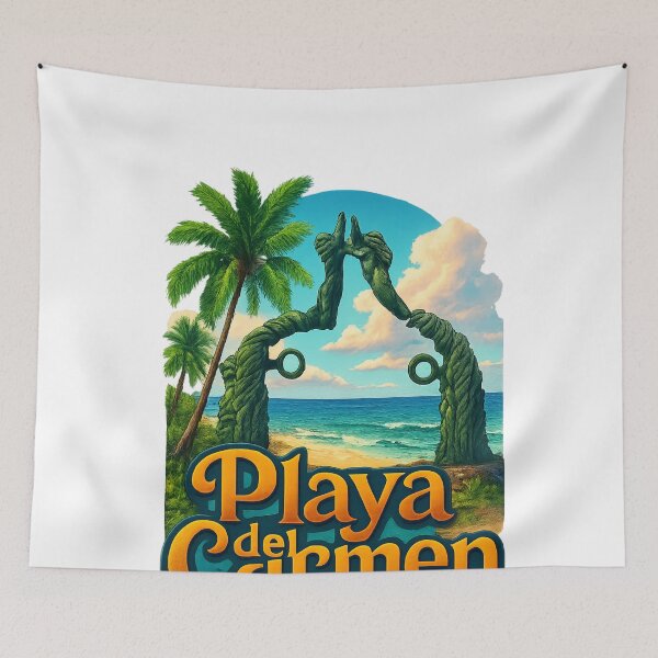 Item preview, Playa del Carmen, Mexico – Portal Maya and Caribbean Shoreline designed and sold by Aryabek.