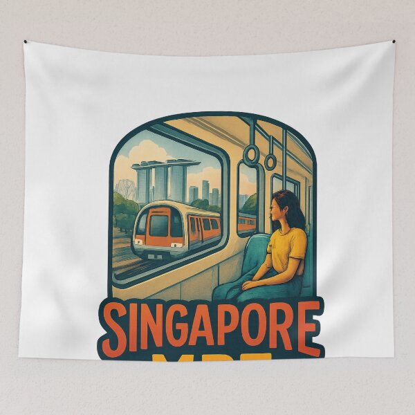 Item preview, Singapore MRT – City View from Train Window designed and sold by Aryabek.