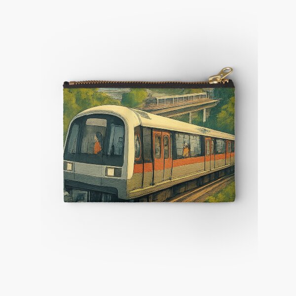 Item preview, Singapore MRT – Marina Bay Skyline and Elevated Tracks designed and sold by Aryabek.