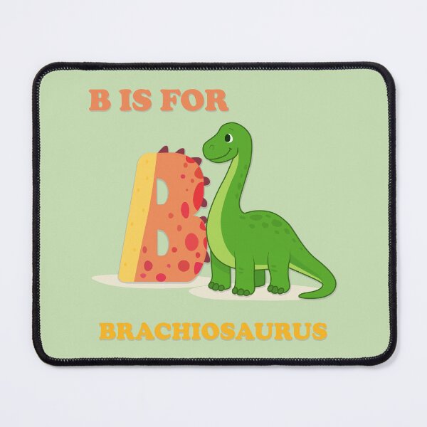 Item preview, B is for Brachiosaurus | Cute Dinosaur Alphabet Poster for Kids Room & Nursery designed and sold by FilizDesigner.