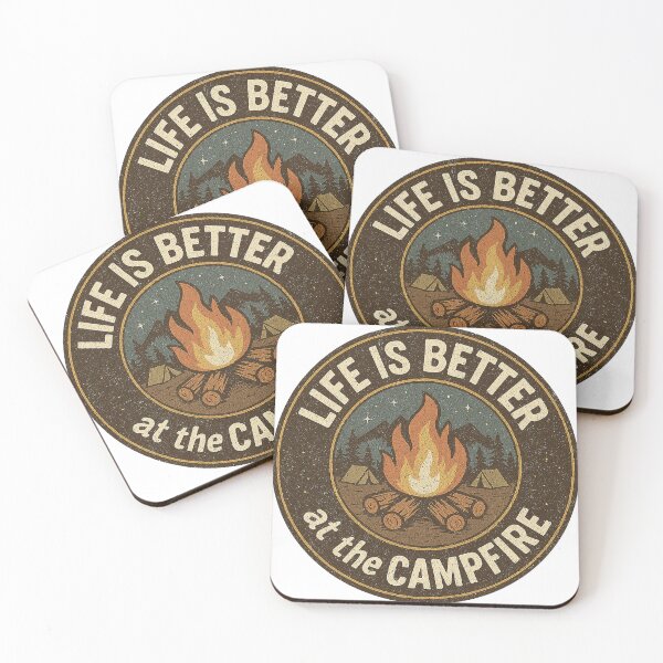 Item preview, Life is Better at the Campfire  designed and sold by pecussoul.