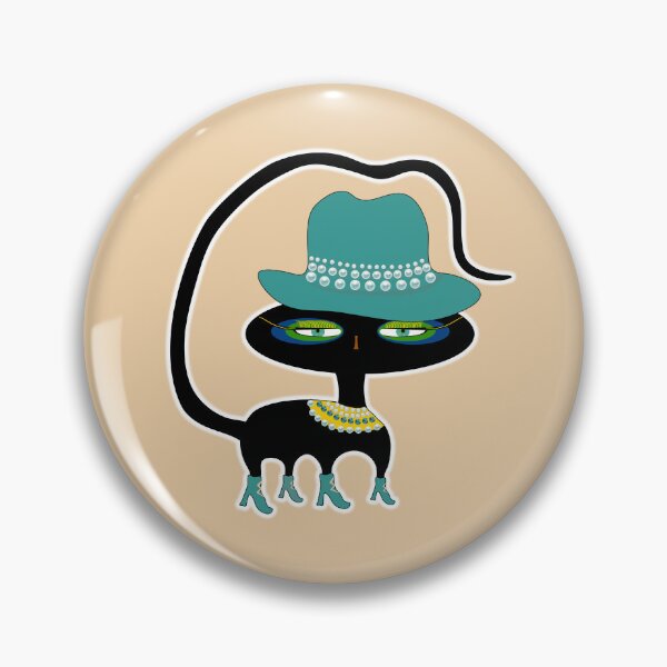 Item preview, Pearl Encrusted Cool Cat designed and sold by WandaRichards.