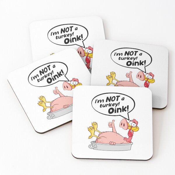 Item preview, "Funny Thanksgiving 2025 Turkey Disguised as Pig – I'm Not a Turkey Oink Okay, Cute Animal Costume, Thanksgiving Humor, Fall Holiday Comedy Gift Idea" designed and sold by artworkathome.