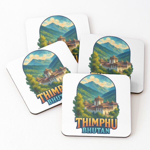 Item preview, Thimphu Bhutan – Tashichho Dzong and Himalayan Foothills designed and sold by Aryabek.