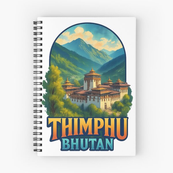 Item preview, Thimphu Bhutan – Tashichho Dzong and Himalayan Foothills designed and sold by Aryabek.