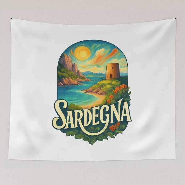 Item preview, Sardegna Italy – Torre di Porto Giunco and Coastal Bay designed and sold by Aryabek.