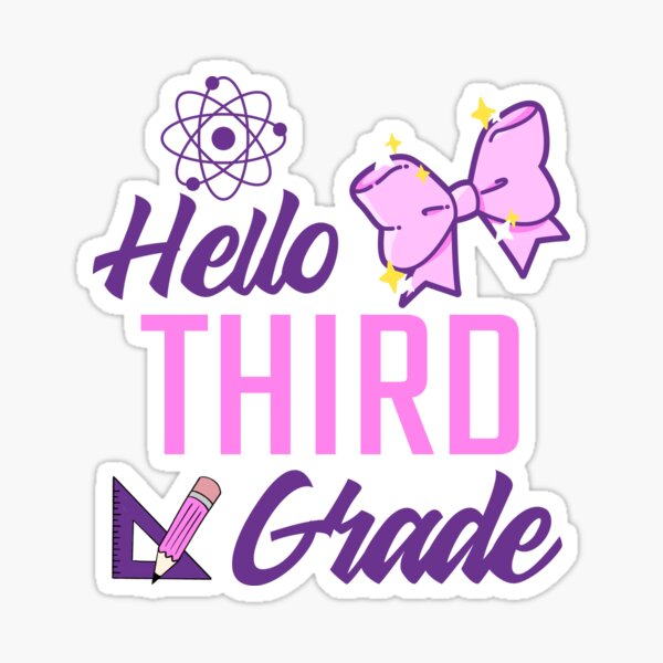 Item preview, Hello Third Grade designed and sold by 87-Aesthetics.