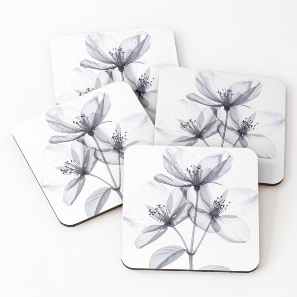 Item preview, Jasmine Flowers X-ray Style Contrast designed and sold by LiskoDesign.