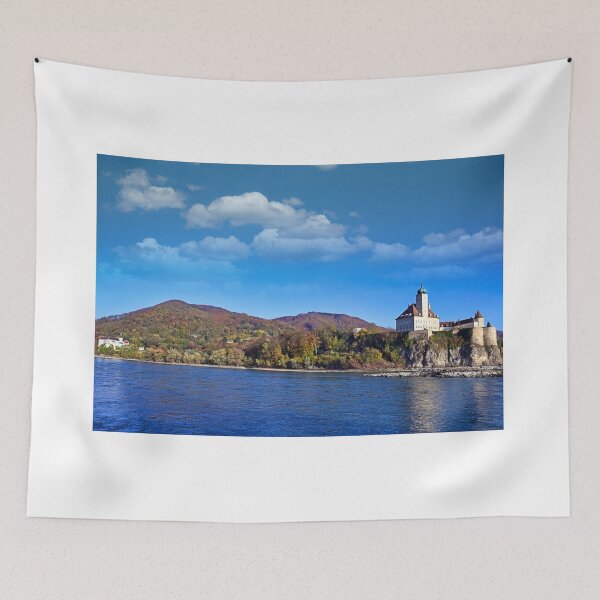 Item preview, Schonbuhel castle on Danube river,Wachau valley landscape,Austria,autumn season designed and sold by goceris.