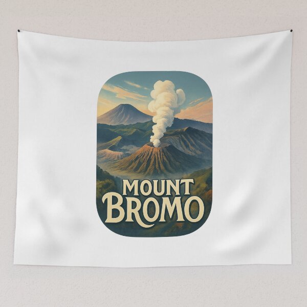 Item preview, Mount Bromo Indonesia – Volcanic Crater and Tengger Caldera designed and sold by Aryabek.