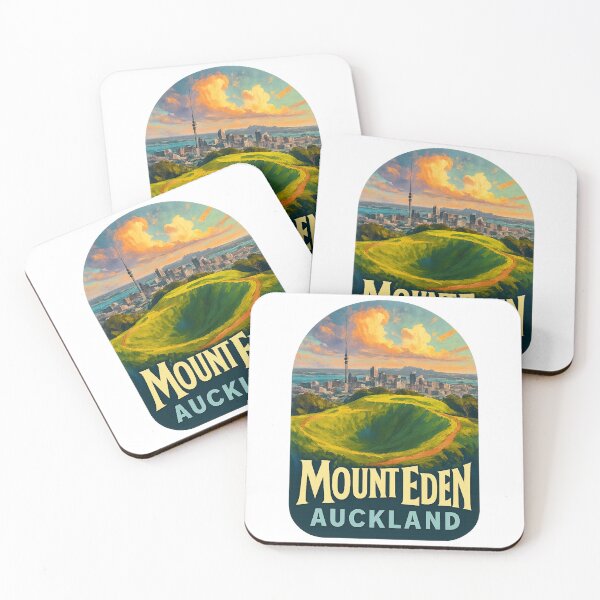 Item preview, Mount Eden Auckland – Crater Path and Harbour View designed and sold by Aryabek.