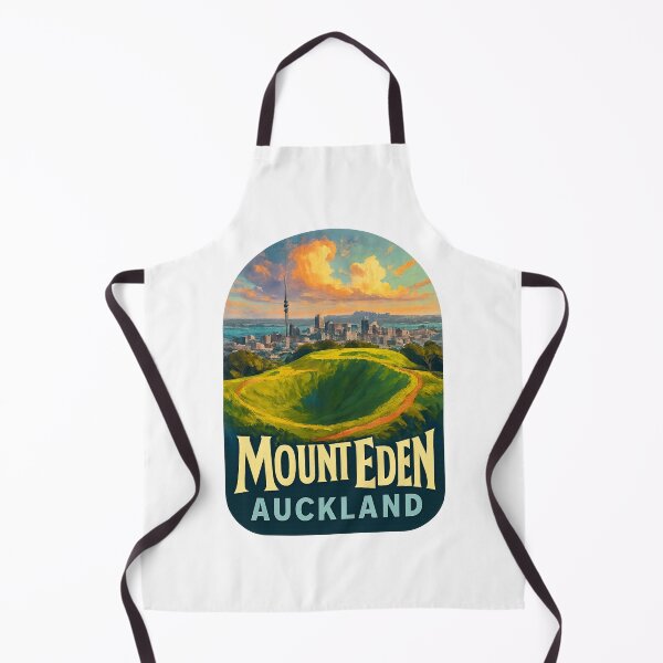 Item preview, Mount Eden Auckland – Crater Path and Harbour View designed and sold by Aryabek.