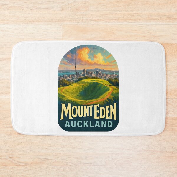 Item preview, Mount Eden Auckland – Crater Path and Harbour View designed and sold by Aryabek.