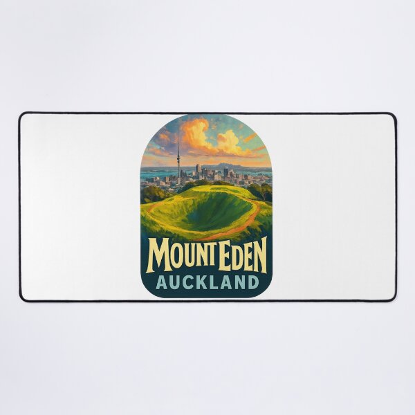 Item preview, Mount Eden Auckland – Crater Path and Harbour View designed and sold by Aryabek.