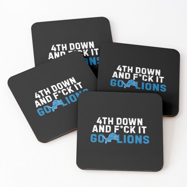 Item preview, 4th Down and FCK It Go Lions designed and sold by chung2525.