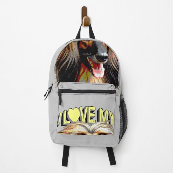 Item preview, I Love My Afghan Hound – Elegant Dog Lover Design designed and sold by ArtsyExplorer.