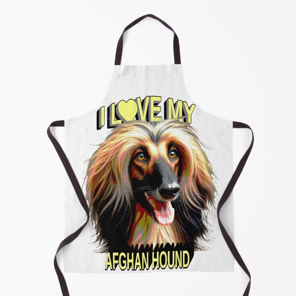 Item preview, I Love My Afghan Hound – Elegant Dog Lover Design designed and sold by ArtsyExplorer.