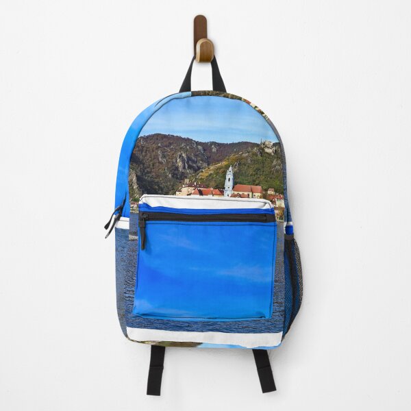 Item preview, Durnstein along the Danube River in Wachau Valley landscape,autumn season designed and sold by goceris.