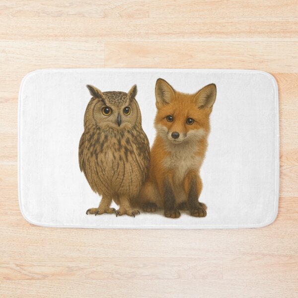 Item preview, Owl and Fox – Ultra Realistic Animal Friends designed and sold by BloomOfDesign.