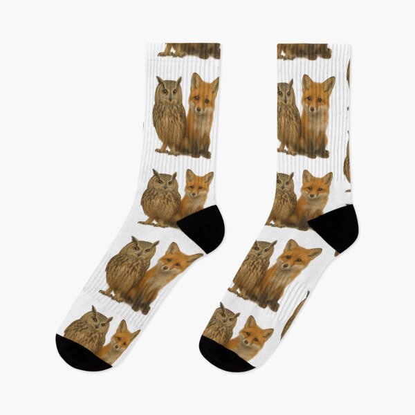 Item preview, Owl and Fox – Ultra Realistic Animal Friends designed and sold by BloomOfDesign.