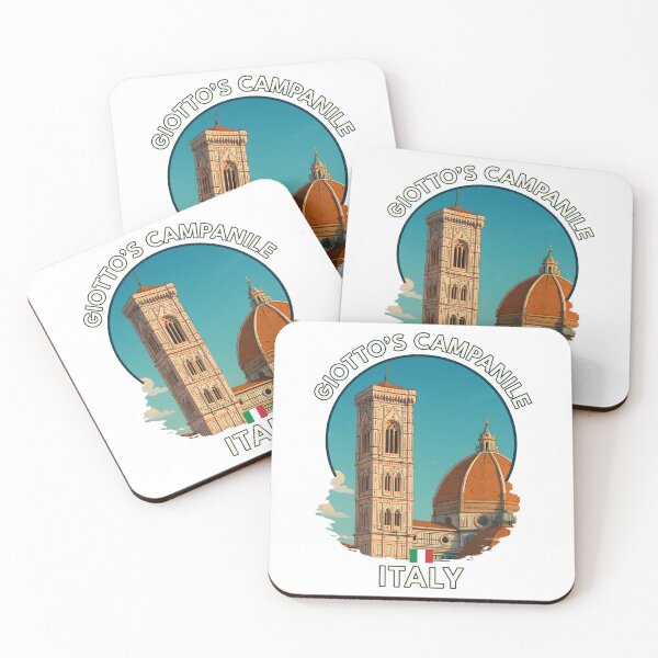 Item preview, Giotto’s Campanile – Florence Italy Bell Tower Illustration designed and sold by inkNext.