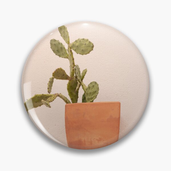 Item preview, A cactus in a terra cotta pot on a wall in the small town of Ericiera in Portugal - Summer street and travel photography designed and sold by Christa Stroo Photography.
