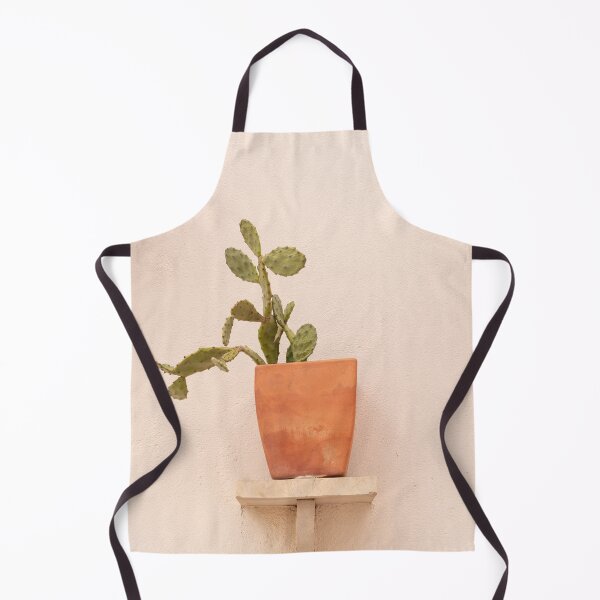 Item preview, A cactus in a terra cotta pot on a wall in the small town of Ericiera in Portugal - Summer street and travel photography designed and sold by Christa Stroo Photography.