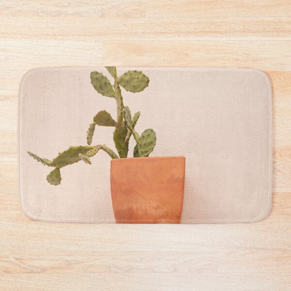 Item preview, A cactus in a terra cotta pot on a wall in the small town of Ericiera in Portugal - Summer street and travel photography designed and sold by Christa Stroo Photography.
