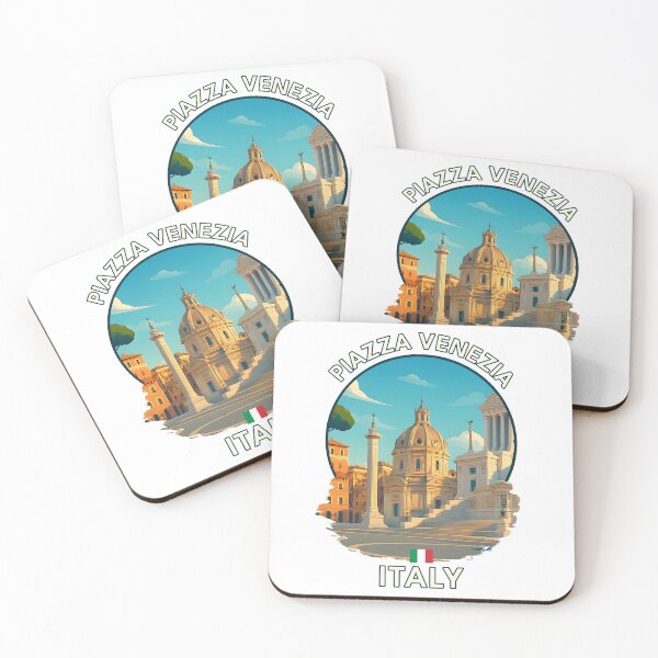 Item preview, Piazza Venezia Rome – Vittoriano Monument & Historic Square Illustration designed and sold by inkNext.