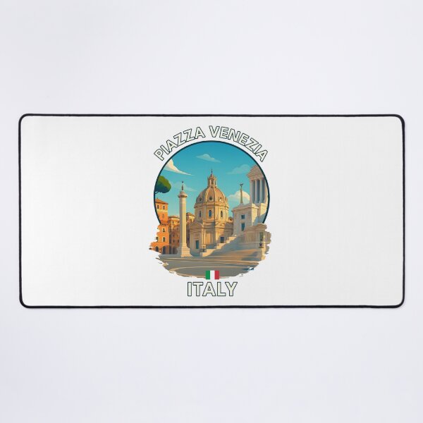 Item preview, Piazza Venezia Rome – Vittoriano Monument & Historic Square Illustration designed and sold by inkNext.