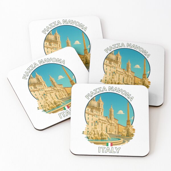 Item preview, Piazza Navona Rome – Italian Baroque Square & Historic Landmark designed and sold by inkNext.