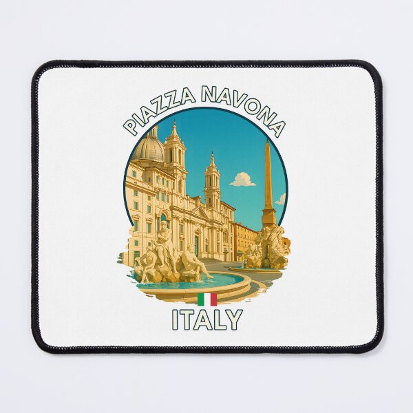 Item preview, Piazza Navona Rome – Italian Baroque Square & Historic Landmark designed and sold by inkNext.